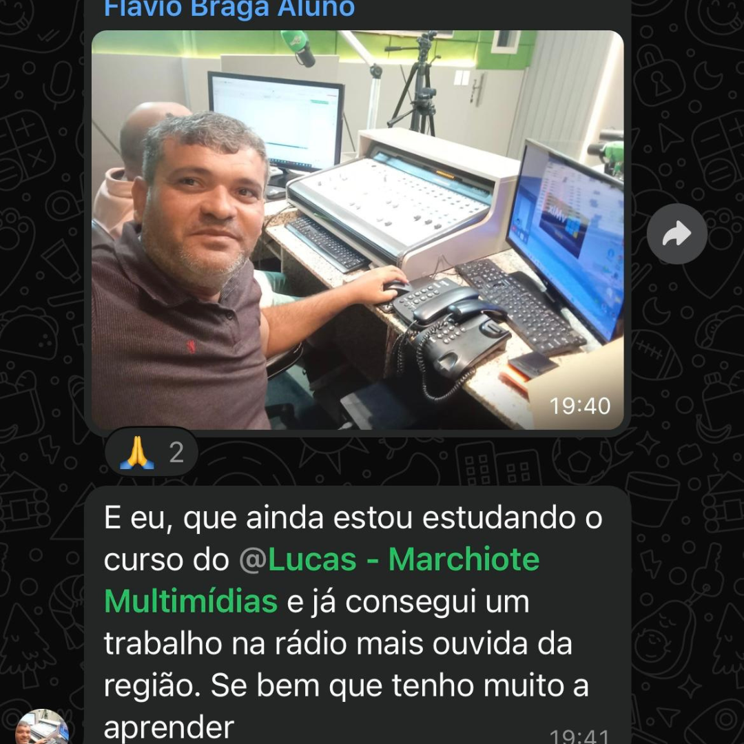 Depoimento de aluno